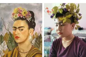 孩子们“神还原”世界名画，笑哭网友！再不开学艺术界就疯了……图片