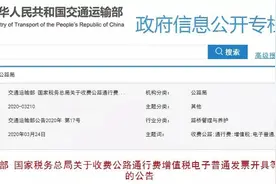 4月1日起，收费公路通行费增值税电子普通发票开具有这些变化图片