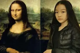济南9岁小学生“神还原”蒙娜丽莎！这些世界名画被小朋友们“玩坏”了图片