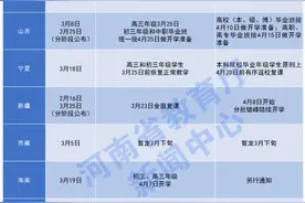 17个省份明确开学日期图片