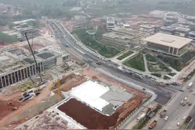 生活重启｜航拍成都“东进”重点工程 1700余名建设者全面复工冲刺图片