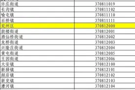 济宁最新行政区划代码公布！3708……你家是哪串数字图片