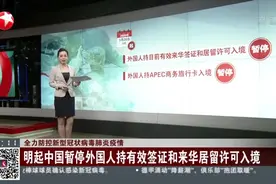 明起中国暂停外国人持有效签证和来华居留许可入境，这些不受影响视频封面