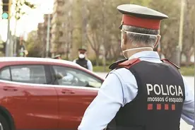 西班牙一名加泰罗尼亚骑警因患新冠肺炎殉职图片