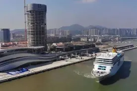 南沙国际邮轮码头工程港池及支航道设计变更，将满足15万GT邮轮进出港图片