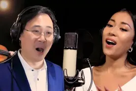 廖昌永和吉克隽逸合唱《我想和世界说》，网友：次元壁破了图片