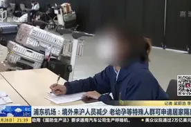 上海浦东机场：境外来沪人员减少  老幼孕特殊人群可申请居家隔离视频封面