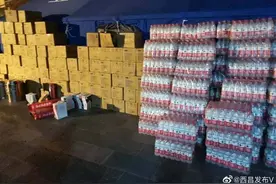 西昌指挥部捐赠物资爆仓，建议爱心人士提前预约图片