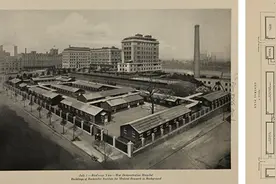 洪纬｜1918年大流感时期的洛克菲勒研究所图片