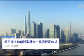中国财富报道|超四成主动偏股型基金一季度获正收益视频封面