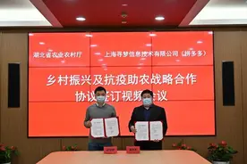 湖北省农业农村厅与拼多多签订战略合作协议图片