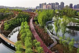 樊川公园 西安市民又添好去处图片
