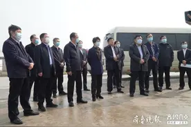 江成到中建八局郑济高铁项目调研征地拆迁工作图片