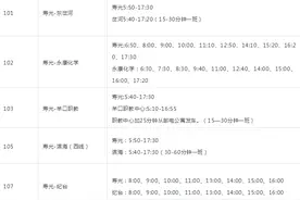 注意！潍坊寿光13条城乡公交线路运行时刻表有调整图片