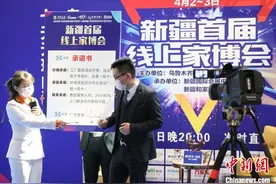 新疆首届线上“家博会”首日“涌入”逾6.2万人次图片