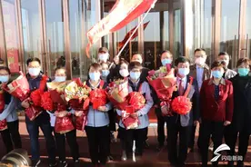 勇士凯旋！山东省立三院再迎8名援鄂队员回家图片