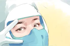 你脱下防护服的样子，好飒图片