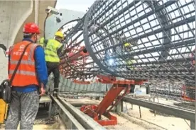 汉口北互通首桩开钻 武大高速公路建设驶入快车道图片