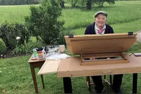 水仙以后的大卫·霍克尼：放下相机，拿起画笔，就像梵高那样图片