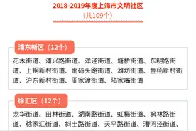 沪199个文明社区、文明镇先进名单正在公示！有你住的地方吗？图片