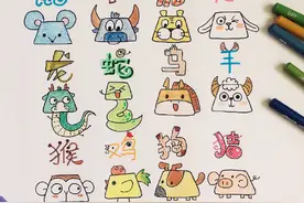 一大波有趣的简笔画稿，手绘、哄娃用得上图片