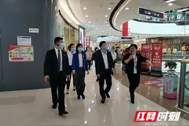 湖南省委组织部党建研究所调研常德万达商圈复工复产工作图片