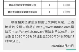上海虹口地块竞价“围标”疑云：三家房企报价相同，爆料称相关人员被调查图片