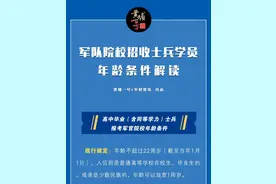 士兵考学和保送提干的年龄要求，往年是这样规定的图片