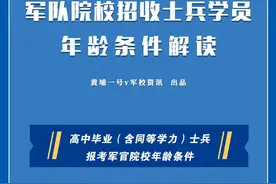 士兵考学和保送提干的年龄要求，往年是这样规定的图片