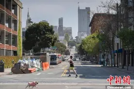 复活节遇上出行禁令 美国旧金山街头冷冷清清图片