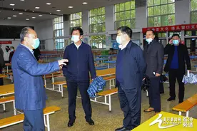 视觉临汾：山西师大进行学生返校模拟演练图片