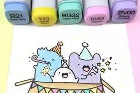 每天学一幅简笔画--超可爱的马克笔简笔画素材，快来领走啦图片