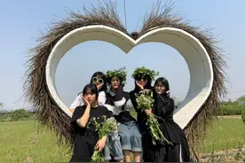 农田里竟有巴厘岛的同款“网红鸟巢”！小越街道倪梁村农民巧手打造梦想花园图片