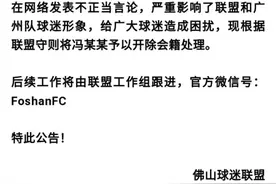 传播于汉超视频的女球迷被开除？佛山球迷联盟主席：不是她传播的图片