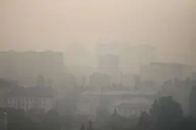 强风致切尔诺贝利禁区林火复燃 首都污染爆表黄沙漫天图片