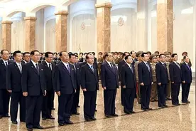 朝鲜高层太阳节参谒锦绣山太阳宫 金正恩首次缺席？英媒担心其健康图片