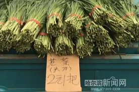 地产头刀韭菜上市了，零售2元｜六七月可吃到韭薹图片