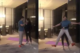 可盐可甜！吉娜前脚变身“大力士”抱老公秀力气，后脚与郎朗四手联弹做慈善图片