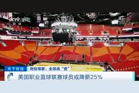 美国职业篮球联赛停赛，球员25%的薪水可能要没了图片