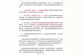 内蒙古高校毕业年级5月7日开学 内蒙古各年级开学时间最新通知图片