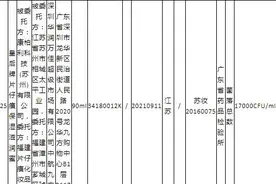 福建片仔癀委托生产化妆品抽检不合格 栽在菌落总数图片