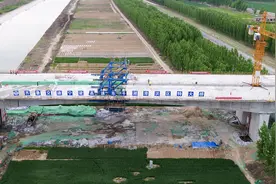 21.586公里！齐鲁交通宁梁高速东平湖滞洪区特大桥全线贯通图片