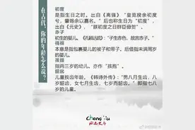 在古代，你的年龄怎么说？图片