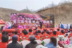 辽宁岫岩：第三届千亩映山红旅游节开幕图片
