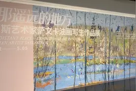 【看展】把俄罗斯风光装进油画，艺术家萨文卡深圳开个展视频封面