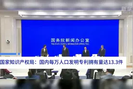 中国财富报道|国家知识产权局：国内每万人口发明专利拥有量达13.3件视频封面