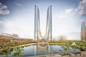 杭州在建第一高楼有新进展“H”造型预计月底前后初显图片