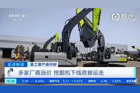 二手挖掘机一下线就直接运走？挖掘机价格上涨，仍供不应求！图片