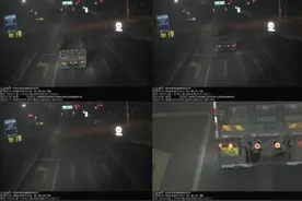 曝光！重型车辆频繁闯红灯，交警：重罚图片