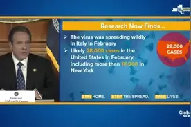 纽约州长：病毒从欧洲而非中国传入，美国“关前门却给病毒留后门”图片